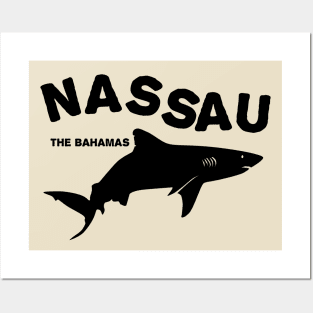 Shark Diving - Nassau - The Bahamas Posters and Art